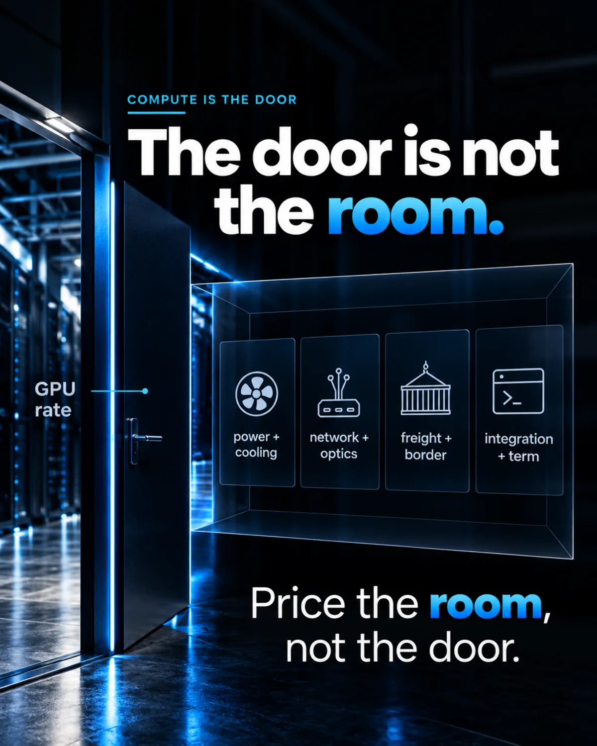 Compute is the door, not the building
